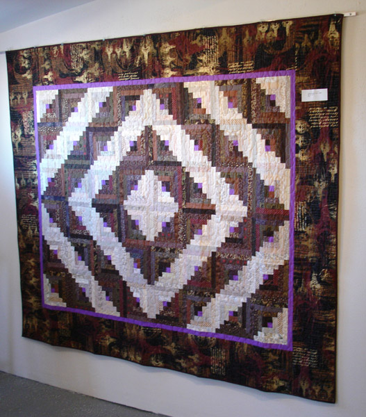 Artichoke Log Cabin quilt thumbnail